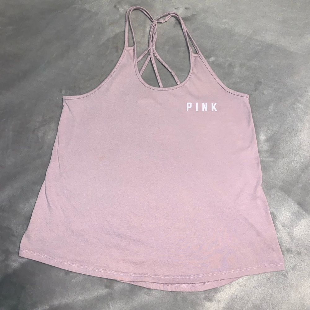 PINK Strappy Tank Top
